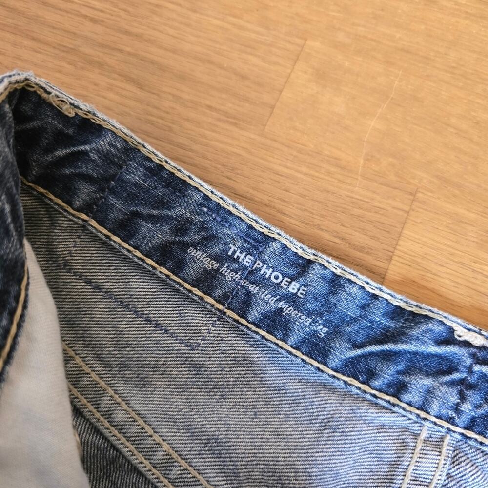 🔴 3/$30 AG 24×27 The Phoebe Vintage High-Waisted Tapered Jean — 15Y Anchorage - Picture 7 of 12